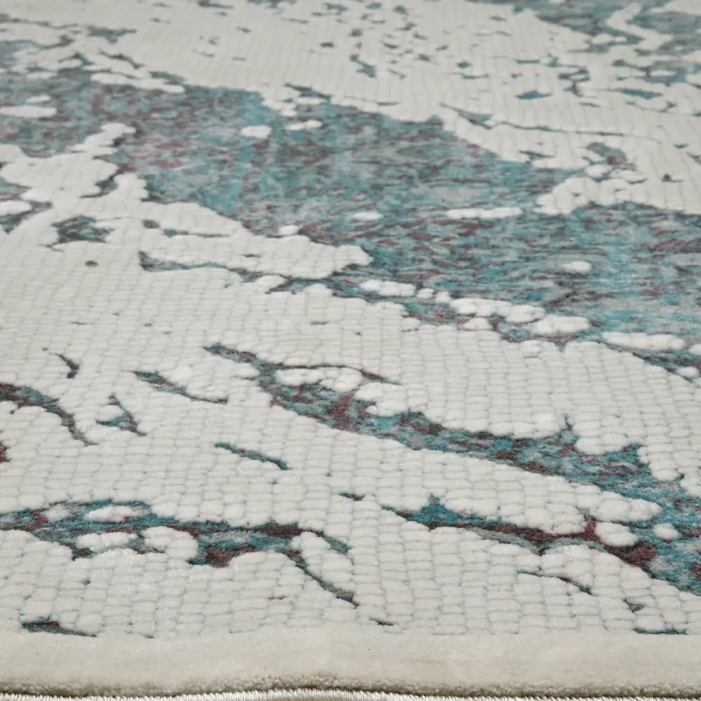 Ковер полиэстер Берлино 1907 L 200Х285 см цвет бирюзовый CTIM STLM-2172400 - Вид №4