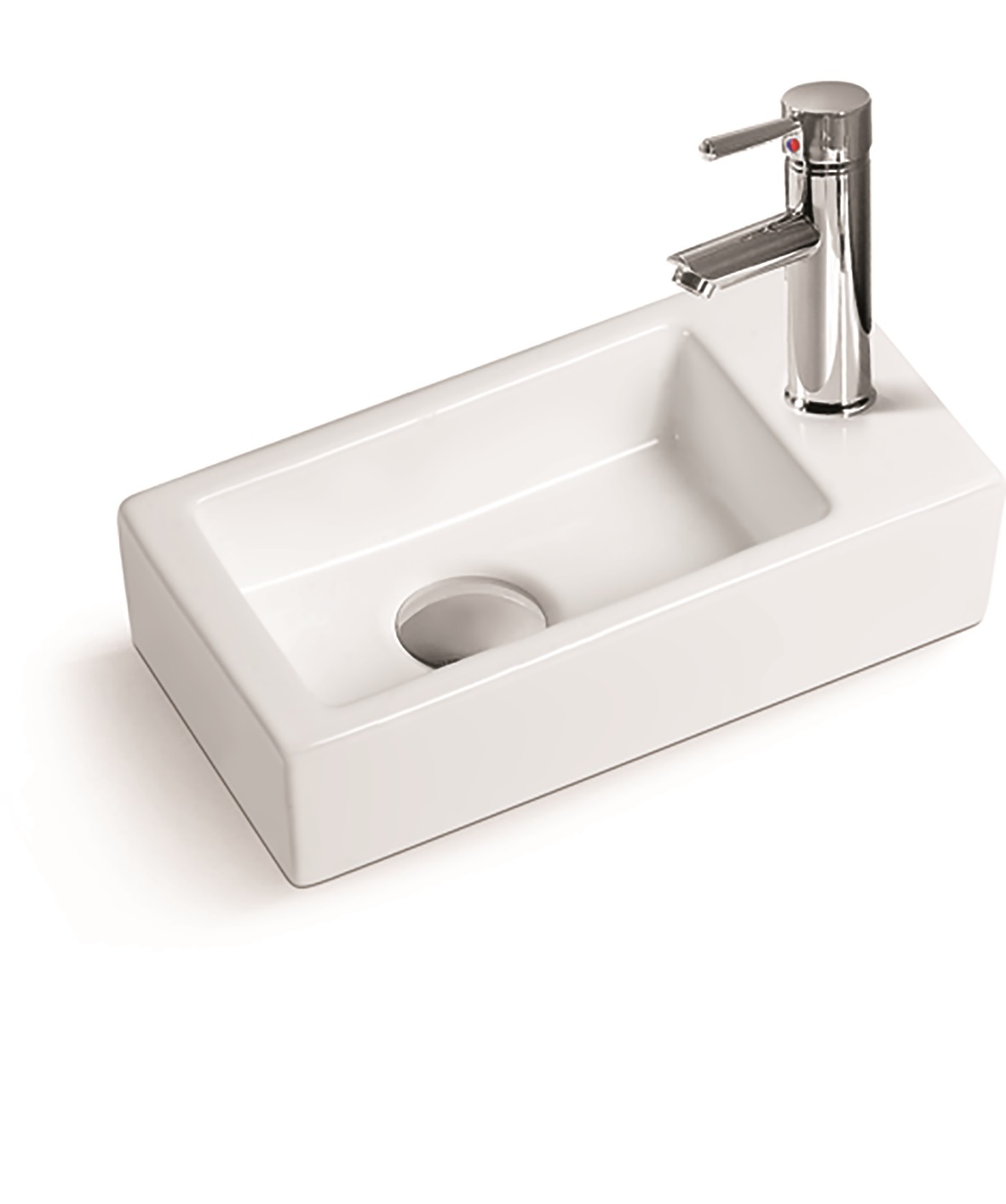 SL-2010L Раковина керамическая накладная без перелива LAB.Space 