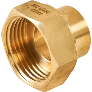 Муфта переходная Hailiang ø1"x22 мм внутренняя резьба медь