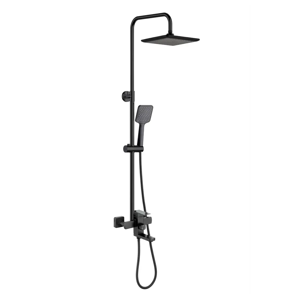 Душевая система ESKO Teramo STR14 - черная с тропическим душем 89359325 STLM-1477776