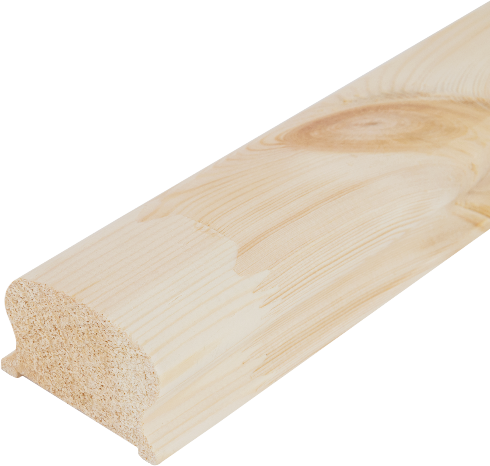 83850937 Поручень фигурный сращенный хвоя сорт АВ 45х65х3000 мм STLM-0044954 Santreyd