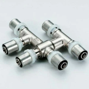 Узел распределительный пресс сдвоенный TIEMME 20x16x20