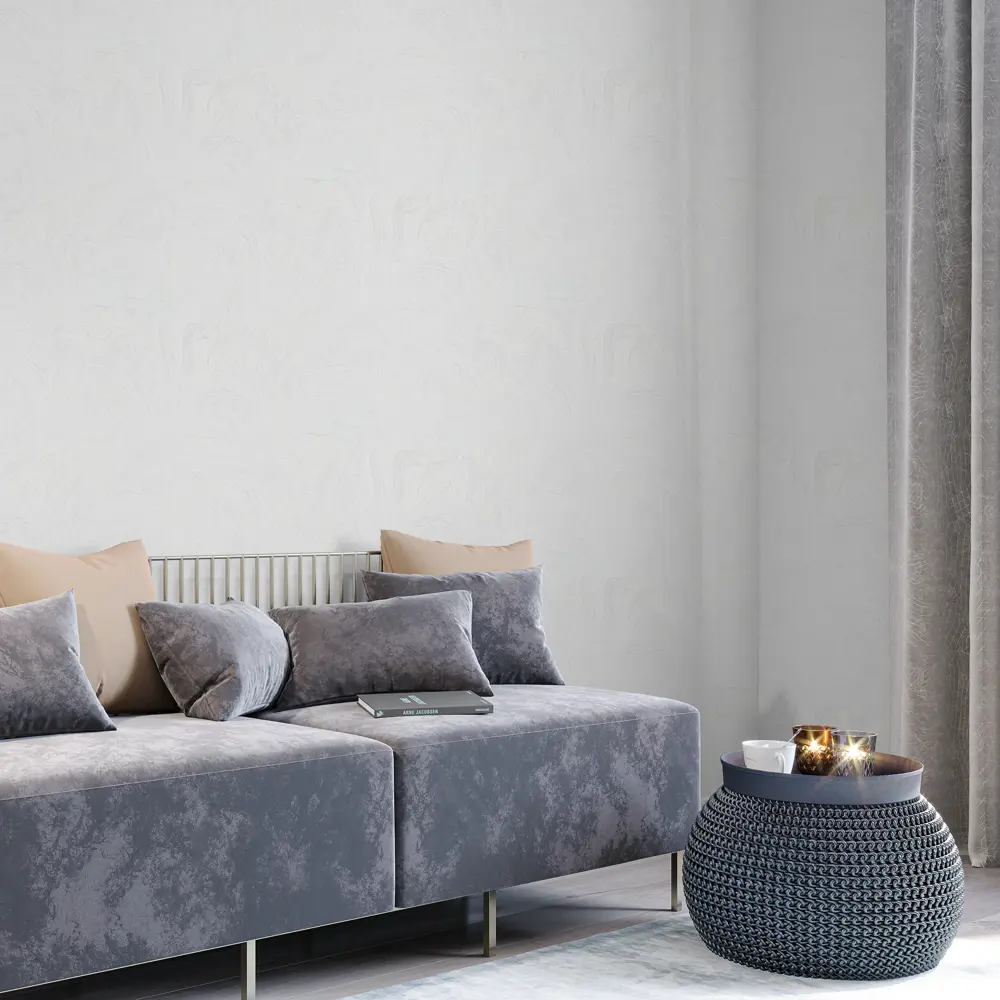 Обои флизелиновые Palitra Life Ipanema белые 1.06 м PL72067-12 STLM-2013951 - Вид №2