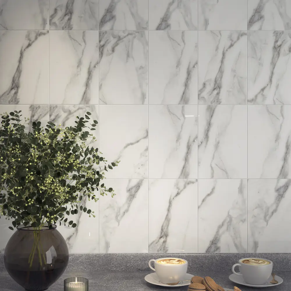 Плитка настенная Kerama Marazzi Рива 20x30 см 1.5 м² глянцевая цвет серый STLM-2085887