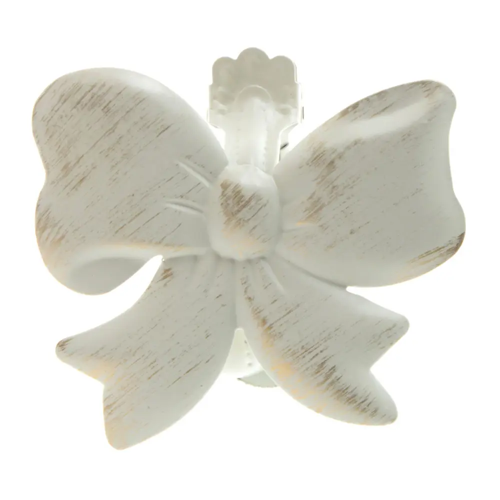 Клипса «Бантик» металл цвет белый Santreyd STLM-2197924 - Вид №1