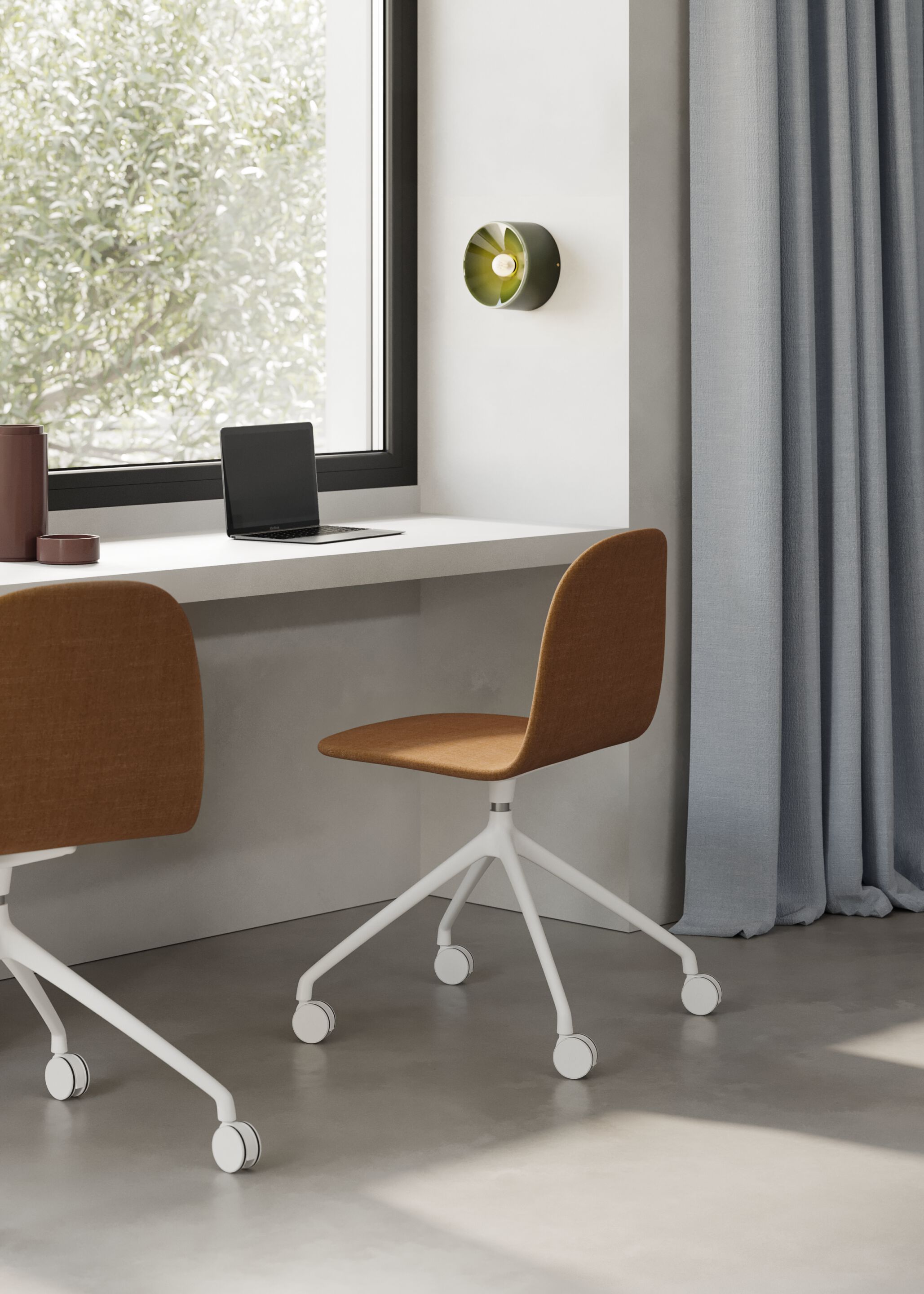 Вращающееся кресло с мягким сиденьем Omelette Editions TERRA SWIVEL ARCH-00097831 - Вид №1