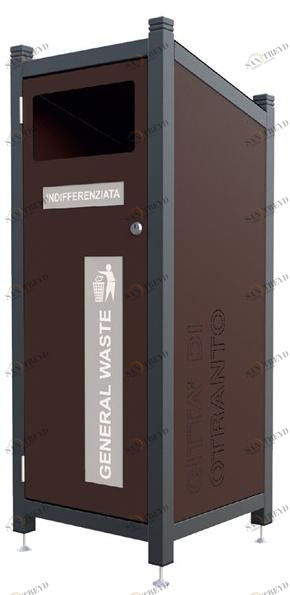 Lazzari Урна из оцинкованного листа для улицы sun-id-1381329