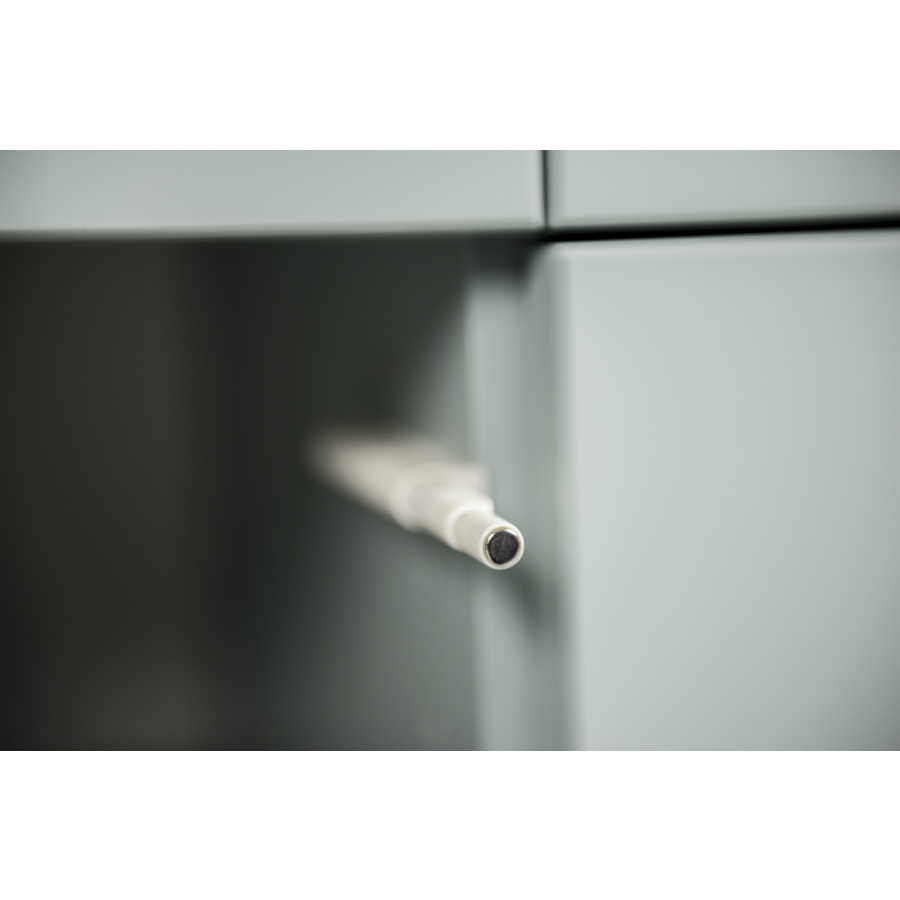 Витрина Tenzo Dot, 175х79х43 см, дуб, зеленая 1670676 - Вид №9