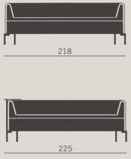 Kastel 3-х местный кожаный диван с журнальной полкой Klint sun-id-1387706 - Вид №9