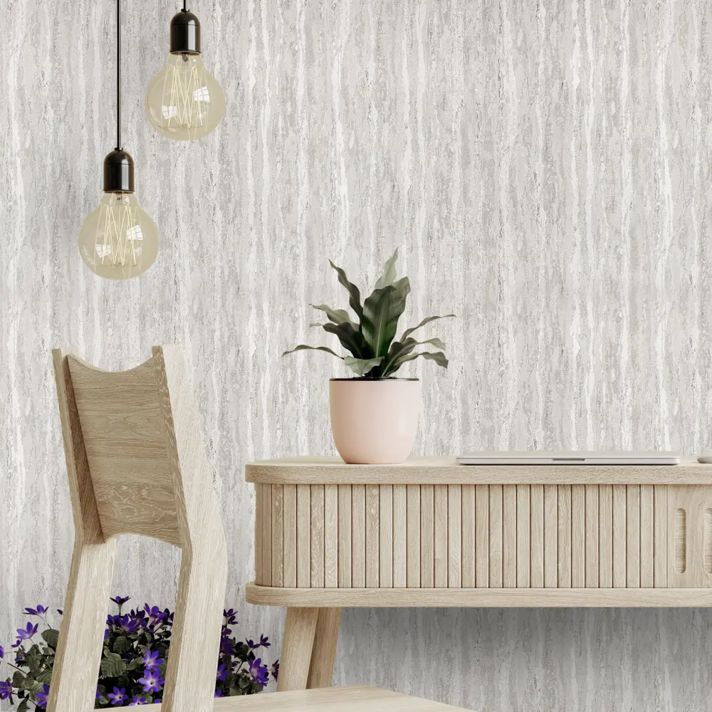 Обои флизелиновые Belvinil Лагуна темно-серые 1.06 м 0032-21 STLM-2172185 - Вид №4