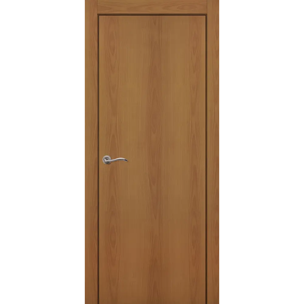 Комплект двери глухая 90x200 см финиш бумага цвет орех с добором 100 мм ПРИНЦИП STLM-2136620
