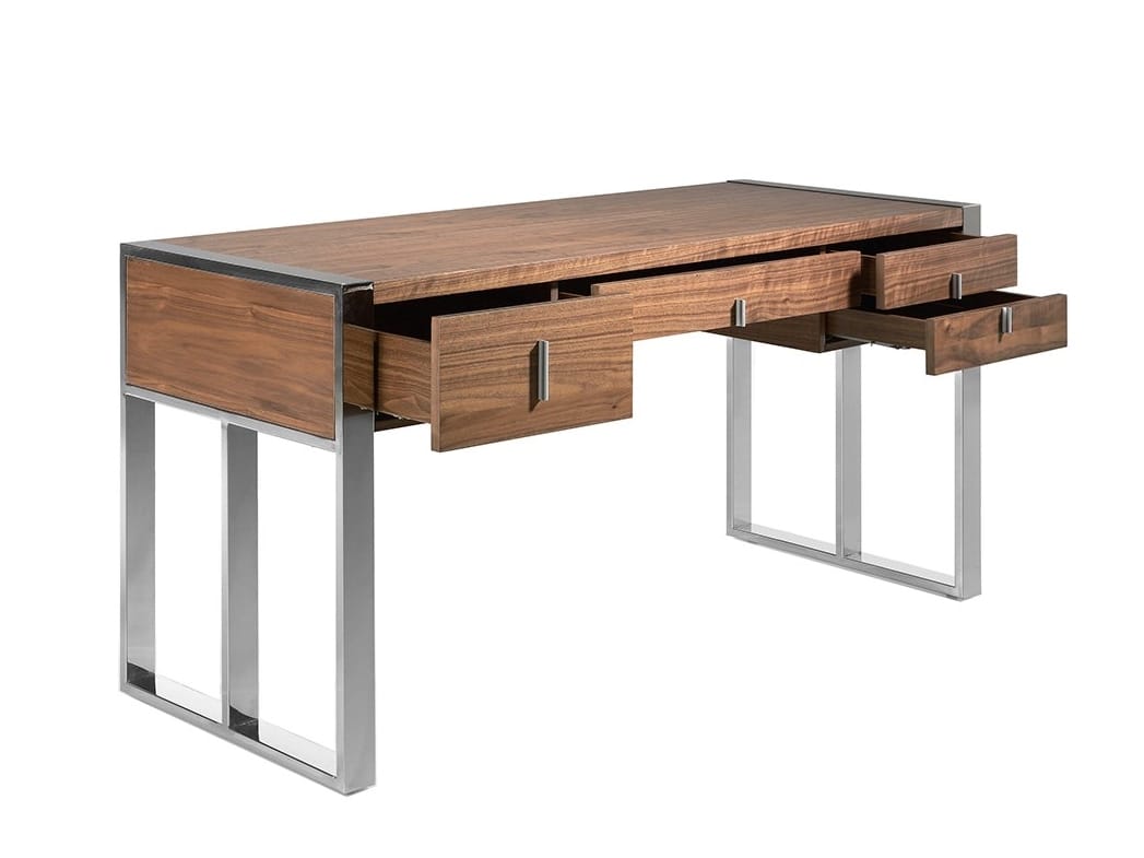 Прямоугольный стол из стали и дерева Angel Cerda Urban Deco ARCH-00037103 - Вид №2