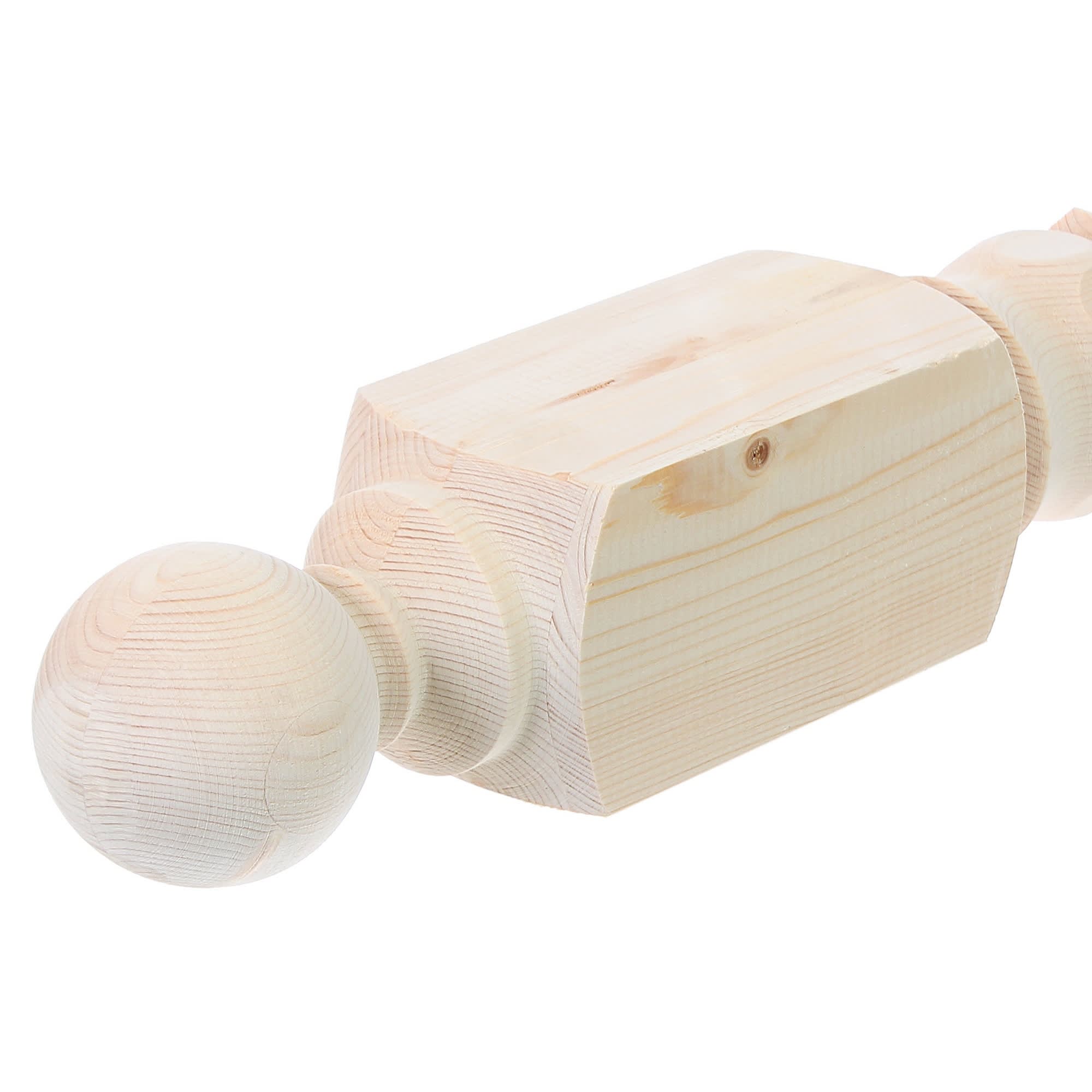 81967445 Столб гранёный, 90х90х1200 мм, хвоя сорт AB Santreyd  - Вид №1