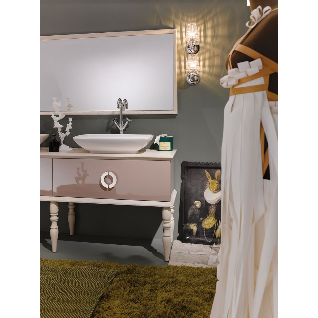 бра Fabbian D87D01 00 хром прозрачное Flow 80320 - Вид №2