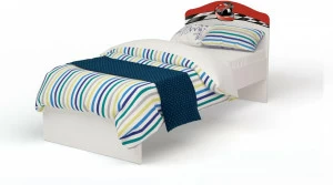 Кровать классика ABC-KING La-Man с рисунком (190*90) без ящика (красный,