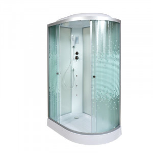 BМ1510 с гм. и эл. BLACK Душевая кабина DETO Серия ВМ