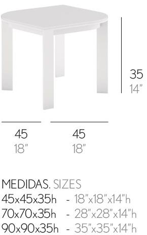 GANDIABLASCO Квадратный журнальный столик из dekton® Solanas sun-id-1434335 - Вид №7