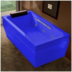 Ванна с гидромассажем синяя Gruppo Treesse Blanque 1810 SXSTDV1617SI