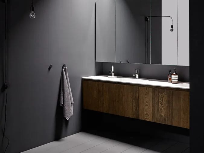 Деревянная секционная раковина с дверцами Inbani слой ARCH-00135880 - Вид №1