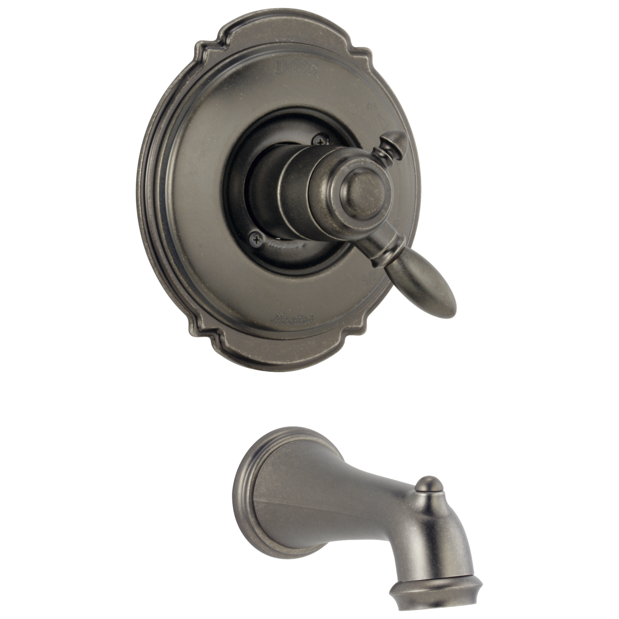 Монитор (R) серии 17, только отделка ванны Delta Faucet VICTORIAN T17155-PT