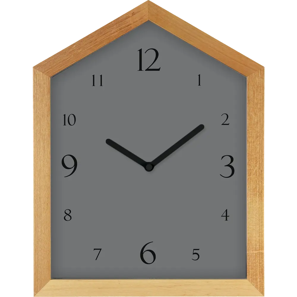 Часы настольные «Домик» 25х30 см цвет серый TROYKATIME STLM-2034979