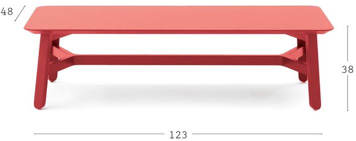 Billiani Скамейка из бука Croissant sun-id-1492382 - Вид №1