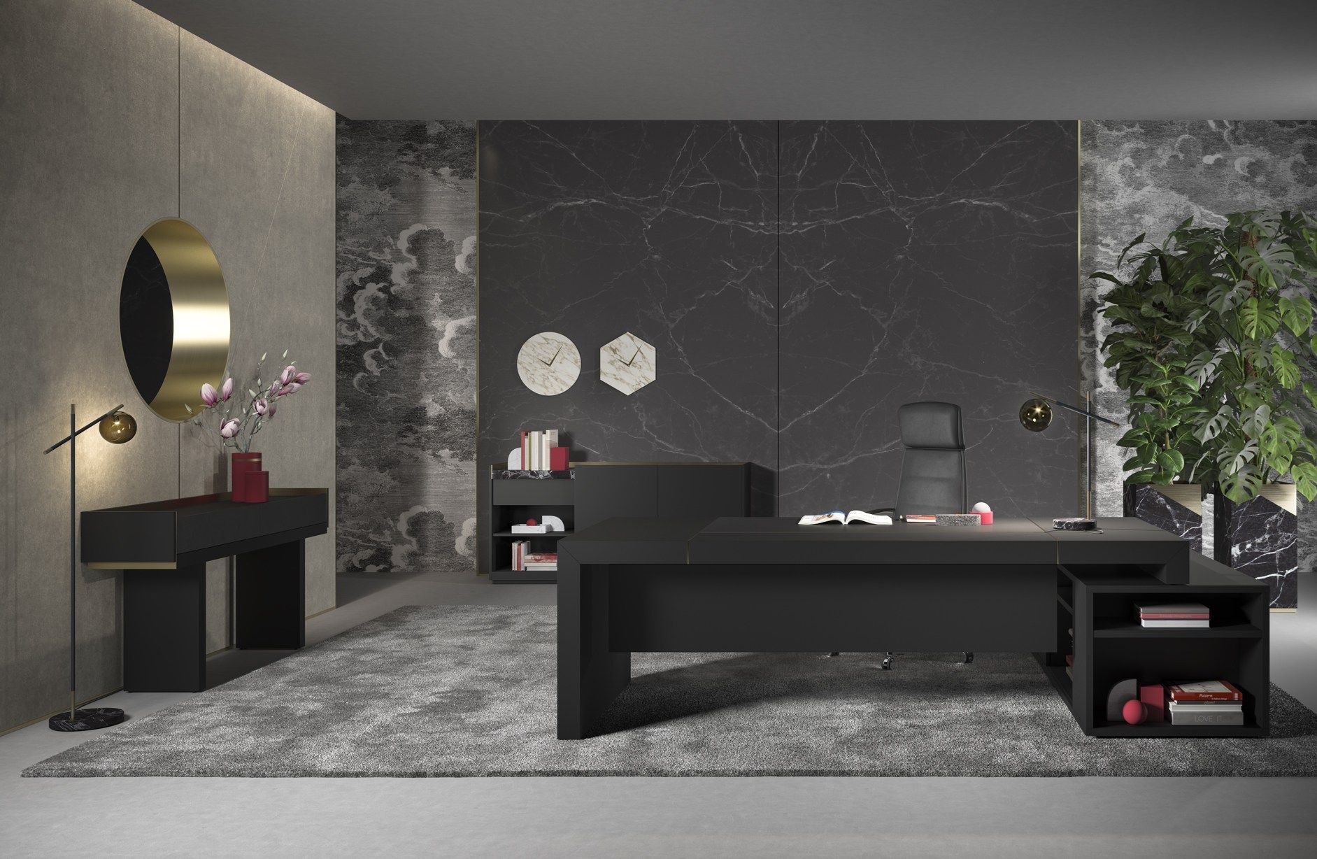 Деревянный исполнительный стол PROF Block 2.0 ARCH-00126139 - Вид №20