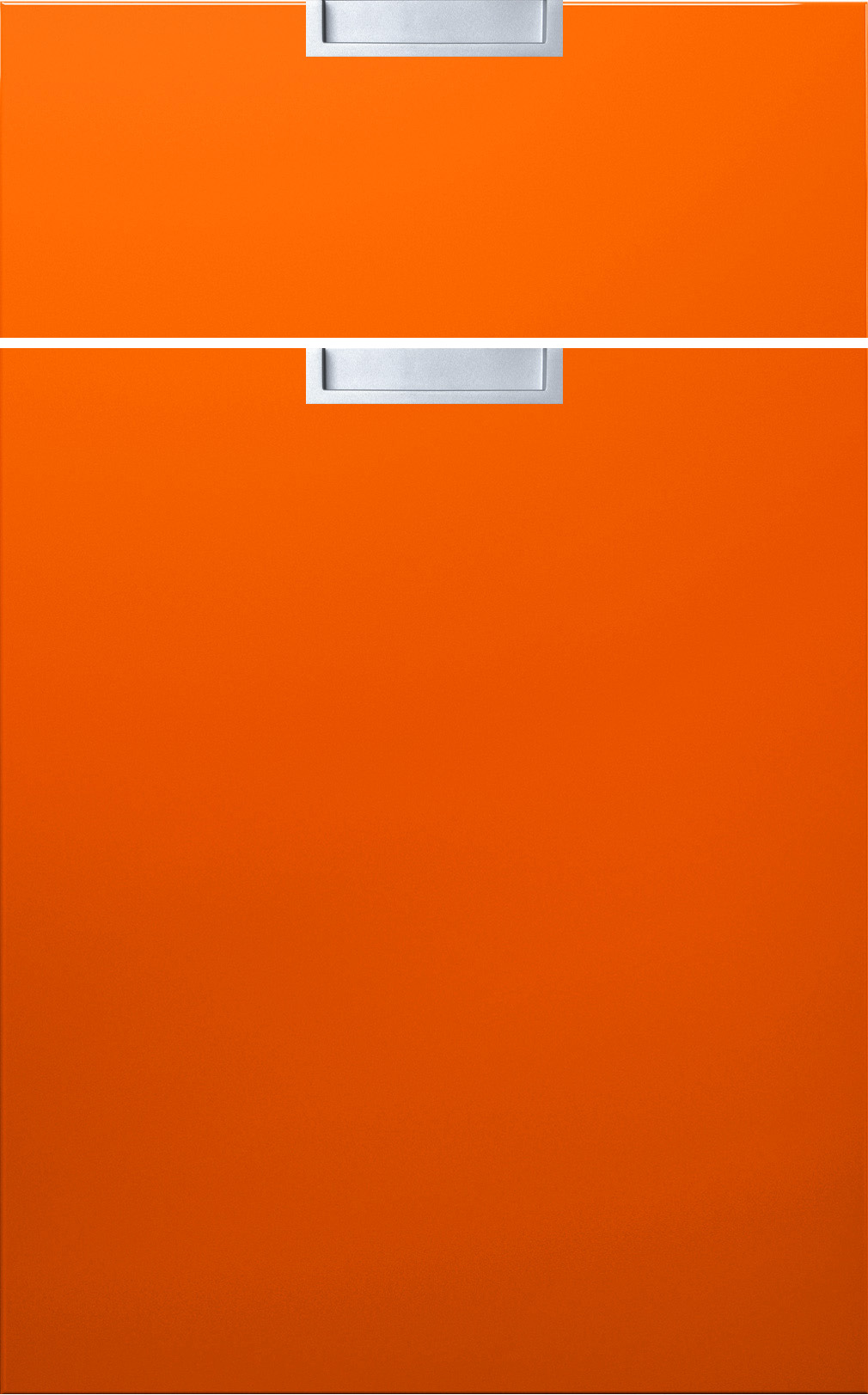 Фасады для кухни Модерн Фрезеровка «Модерн Гроссето» Оранжевый глянец №185 SIDAK SIST889-14170