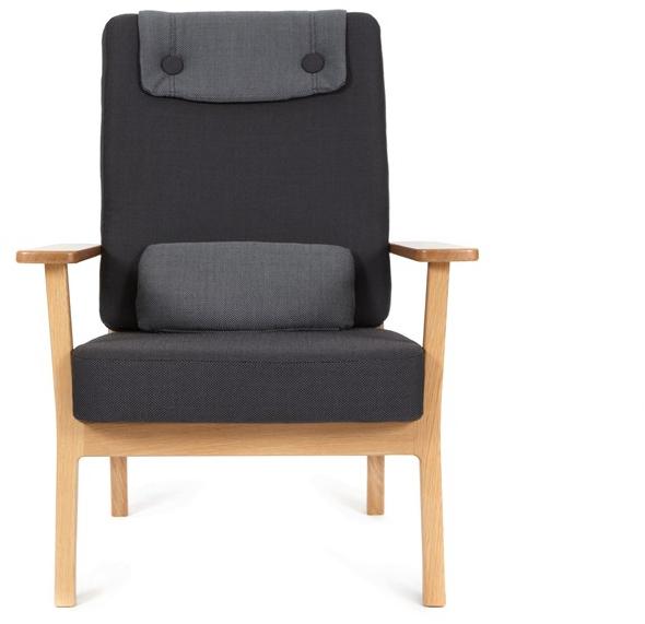 Deadgood Мягкое штабелируемое кресло с подлокотниками Tyneside Tl1 - Вид №1