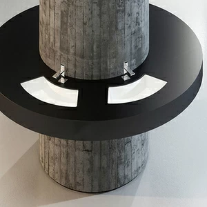 SM08342001 Накладная раковина под столешницу  овальная Disegno Ceramica SMILE