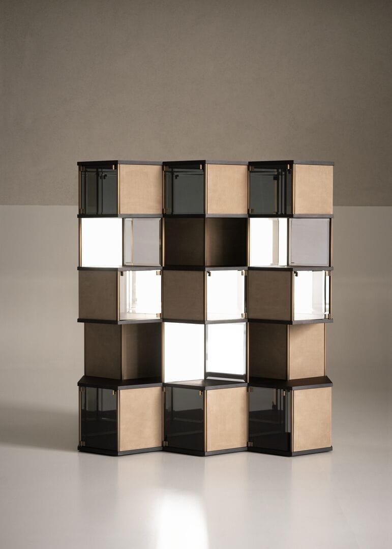 Книжный шкаф с двусторонним напольным покрытием Baxter HIVE ARCH-00045786 - Вид №1