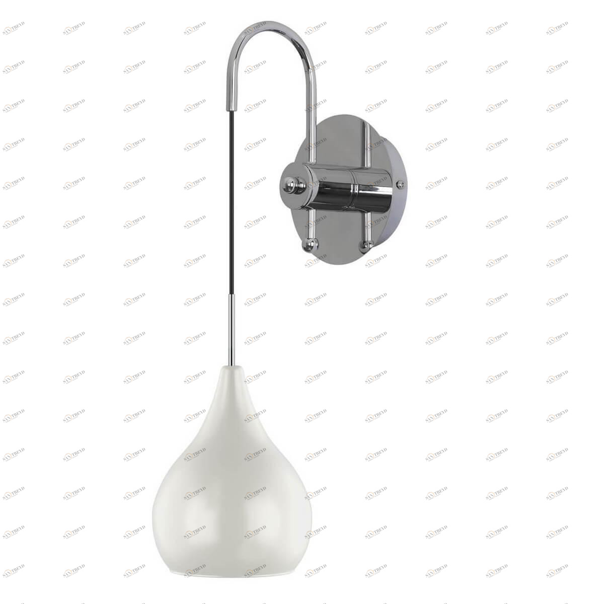 Бра со стеклянным плафоном белое Pentola 803530 LIGHTSTAR PENTOLA 00-3927879 Белый;серебро 