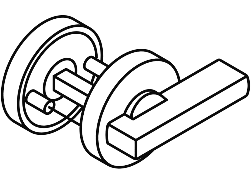 306.23XANB Туалетная розетка с удлиненным замком HEWI System 111 | Edelstahl  - Вид №3