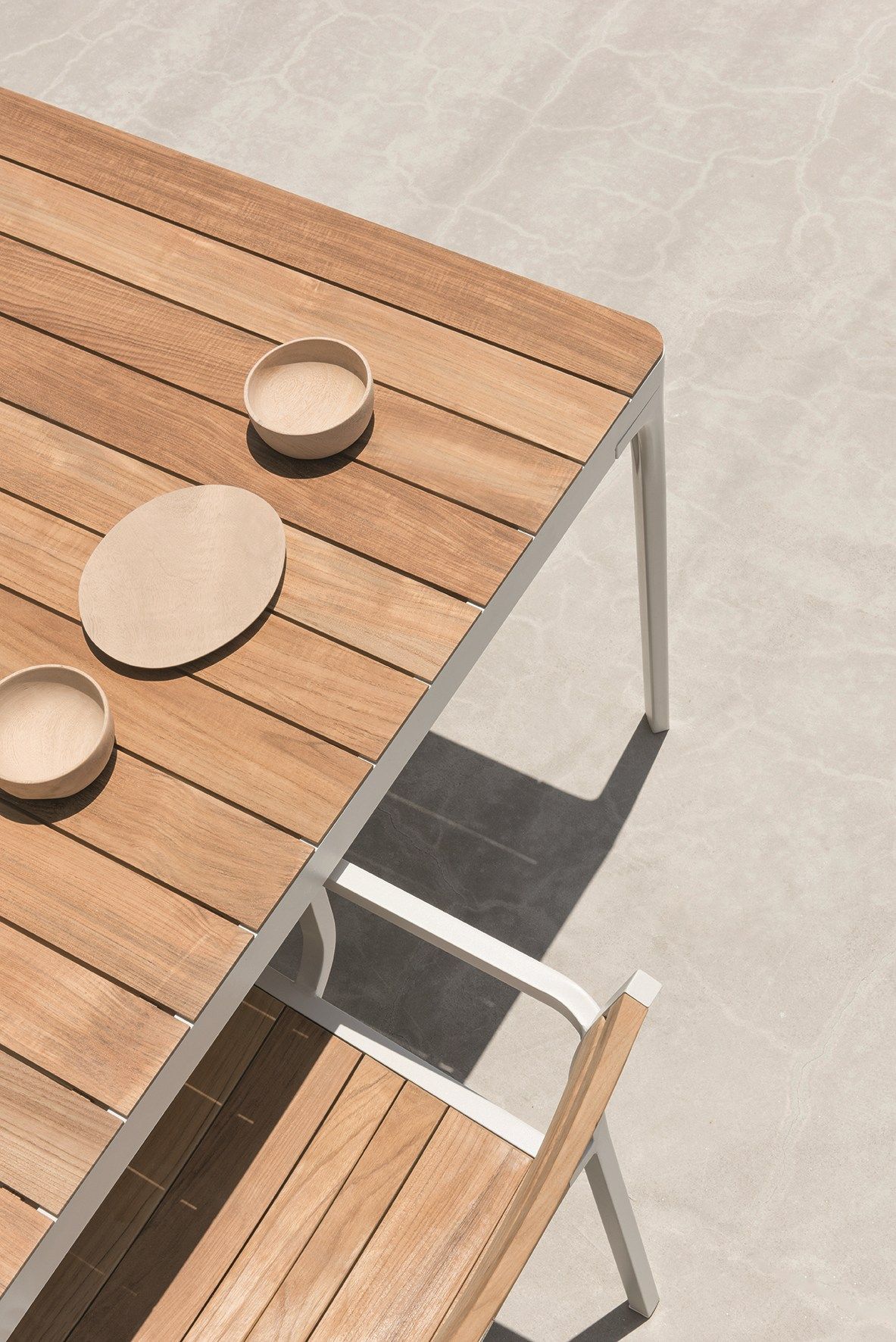 Прямоугольный садовый стол из тикового дерева Ethimo ARCH-00082974 - Вид №1