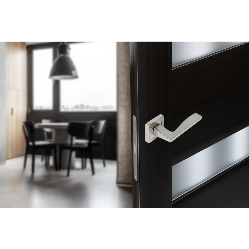 EDSON Дверные ручки EDS-142H-Q1 в стильном никелевом исполнении 85168731 STLM-0059352 - Вид №10