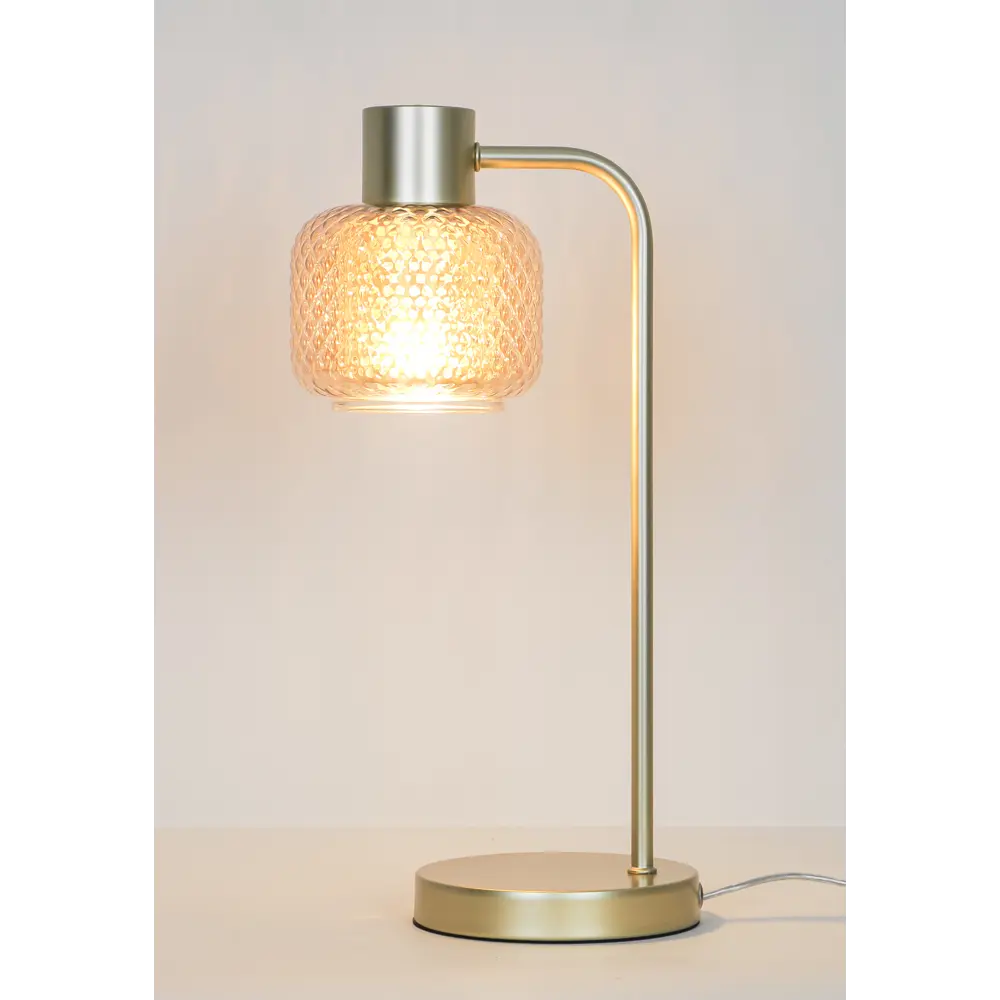 Настольная лампа прикроватная KREAFORTA Edesa цвет золотой STLM-2002381