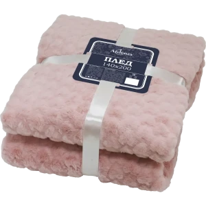 Плед Amore 140x200 см искусственный мех цвет розовый