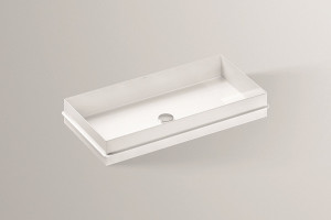 2227503000 Встраиваемая раковина для плит толщиной 30 мм, eb.me750, белая, proshield Alape серия ME (Metaphor)