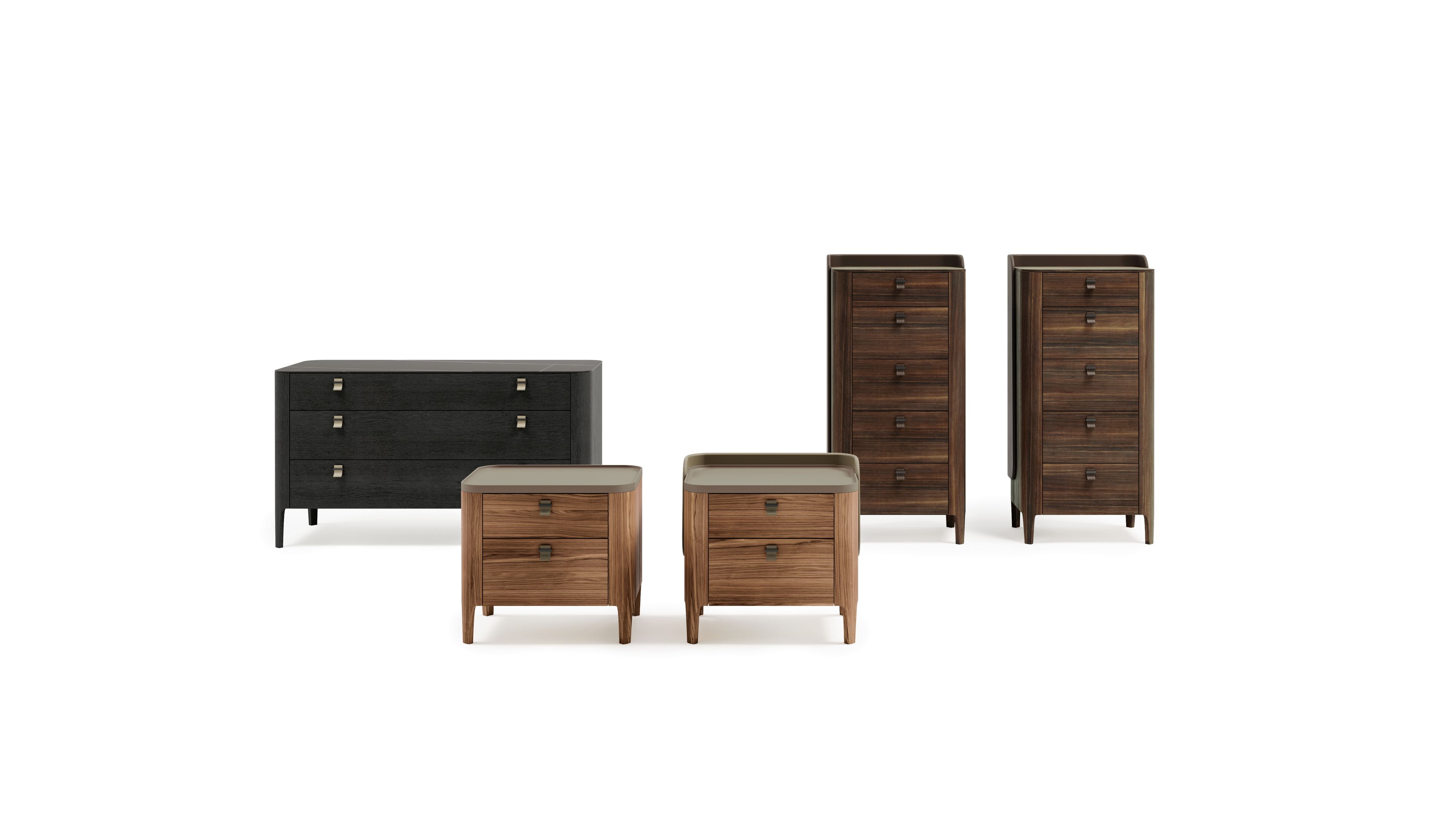 Деревянная прямоугольная тумбочка с ящиками Dall'Agnese семьдесят ARCH-00036525 - Вид №4