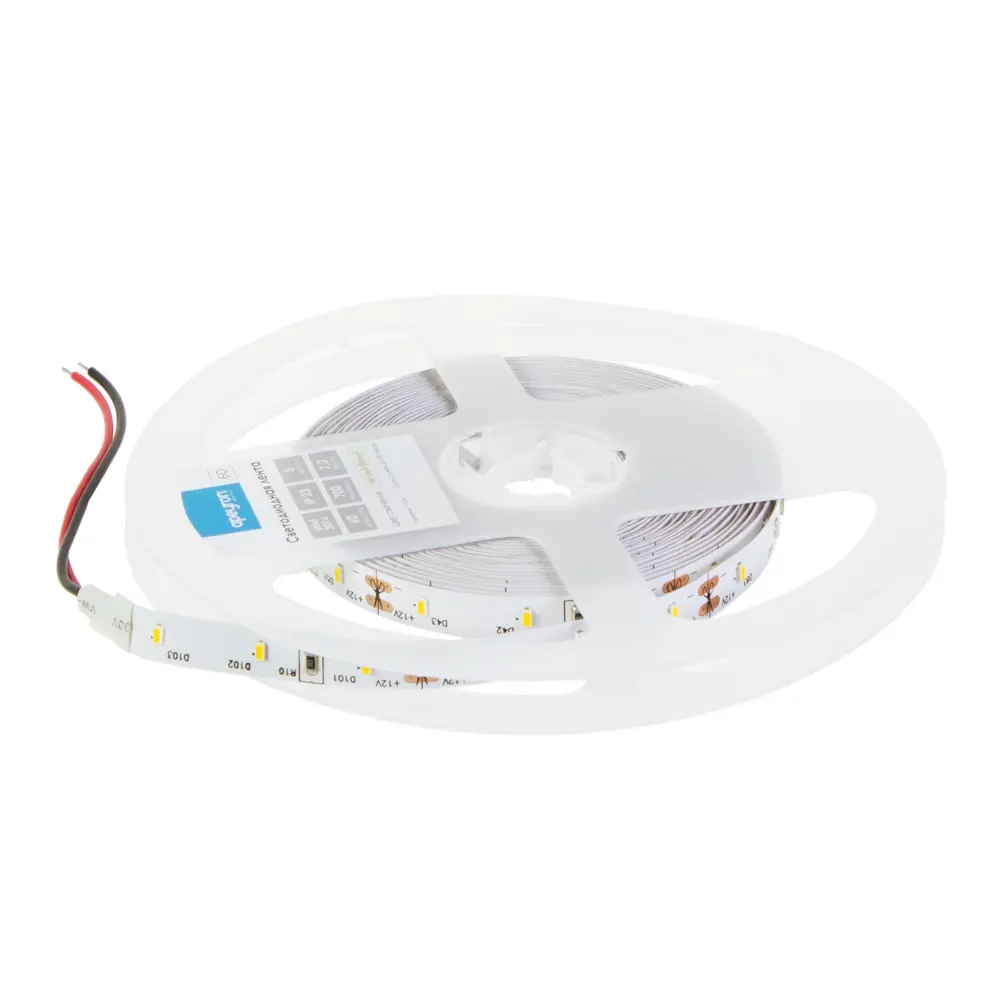 Светодиодная лента 7.2Вт/60LED/м свет тёплый белый IP23 Santreyd STLM-2192977