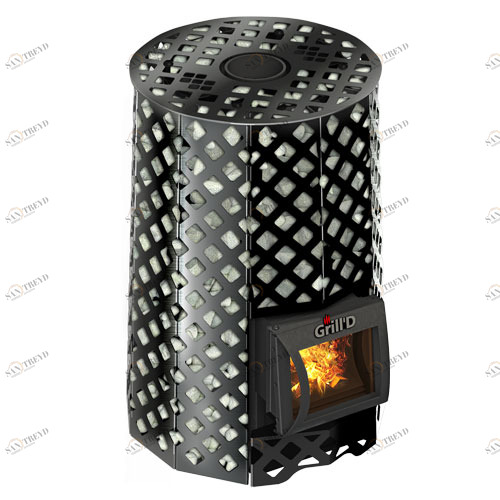 Печь для бани GRILL'D Violet Romb Short PRO с закрытой каменкой 6664