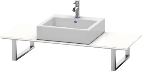 XL028C07272 X-Large Консоль для накладных раковин и встраиваемых умывальников Дуб брашированный, натуральный шпон Duravit - Вид №2