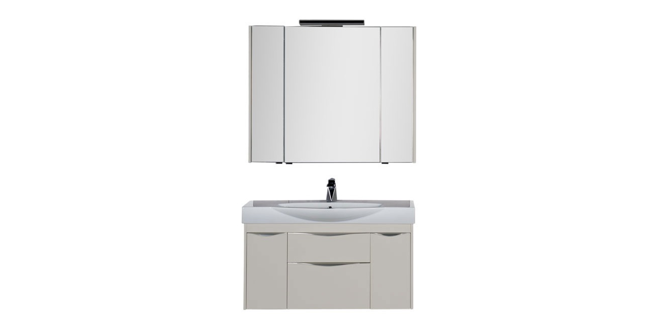 Комплект мебели Aquanet Франка 105 слоновая кость 00183191 - Вид №1