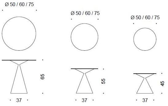 Desalto Лакированный журнальный столик Clay sun-id-1515905 - Вид №7