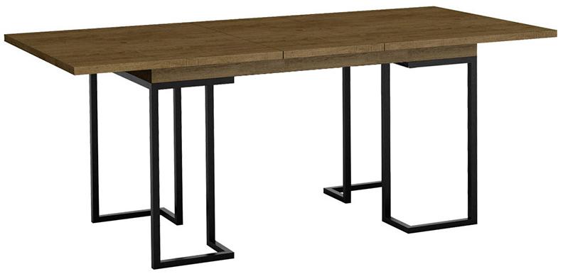 30451 Стол раскладной обеденный Loft 120 Дуб табак R-HOME 40036041h_Табак - Вид №2