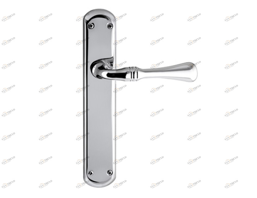 0A0388.000.21 Ручки дверные на пластинах Полированная латунь Mestre 