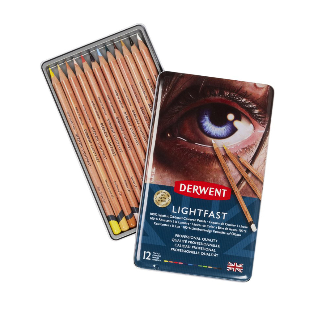2302719 Набор цветных карандашей Lightfast 12 цв. Derwent 