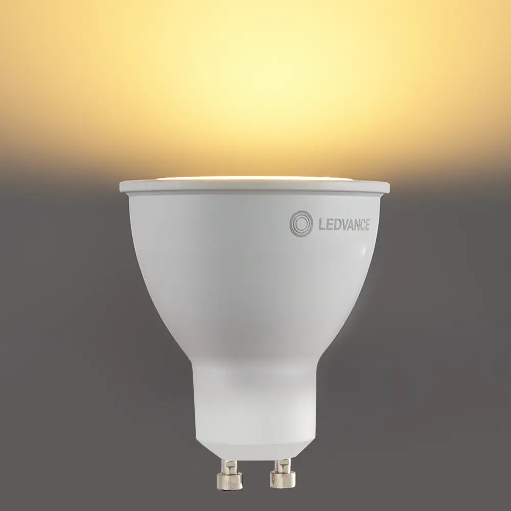 Лампа умная светодиодная Ledvance Smart Plus GU10 220-240 В 5 Вт спот матовая 350 лм, изменение цвета RGB 84515118 STLM-2044059  - Вид №1