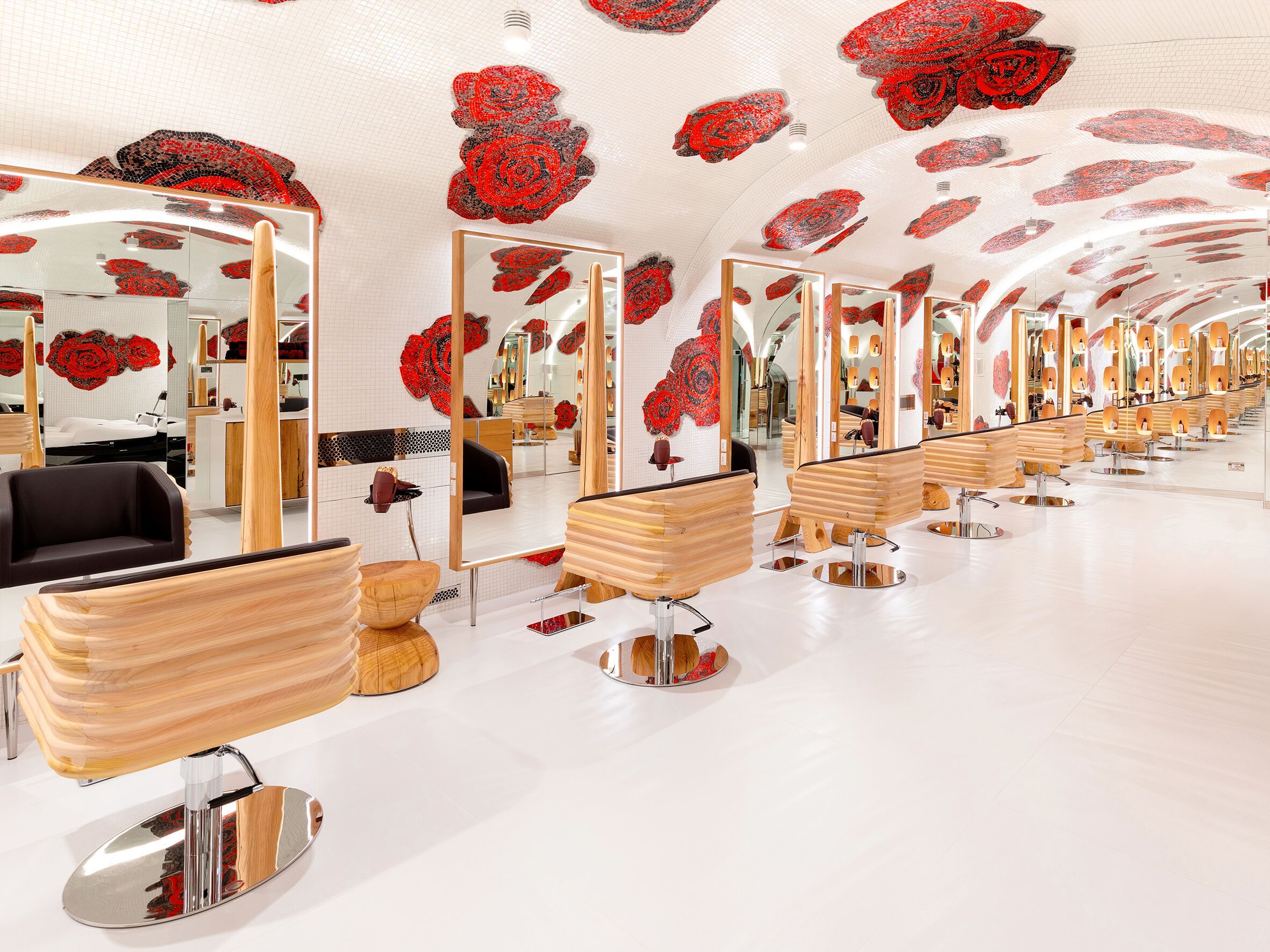 Кедровое зеркало со встроенным освещением Riva 1920 Wood Nature ARCH-00049236 - Вид №5