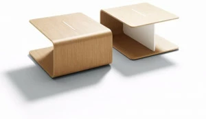 DE PADOVA Квадратный деревянный журнальный столик